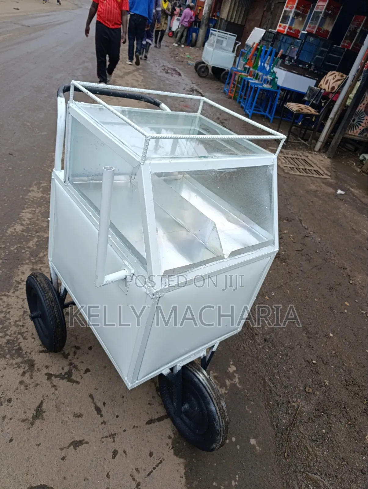 Medium Sizes Samosas, Eggs Smokies Moving Trollies