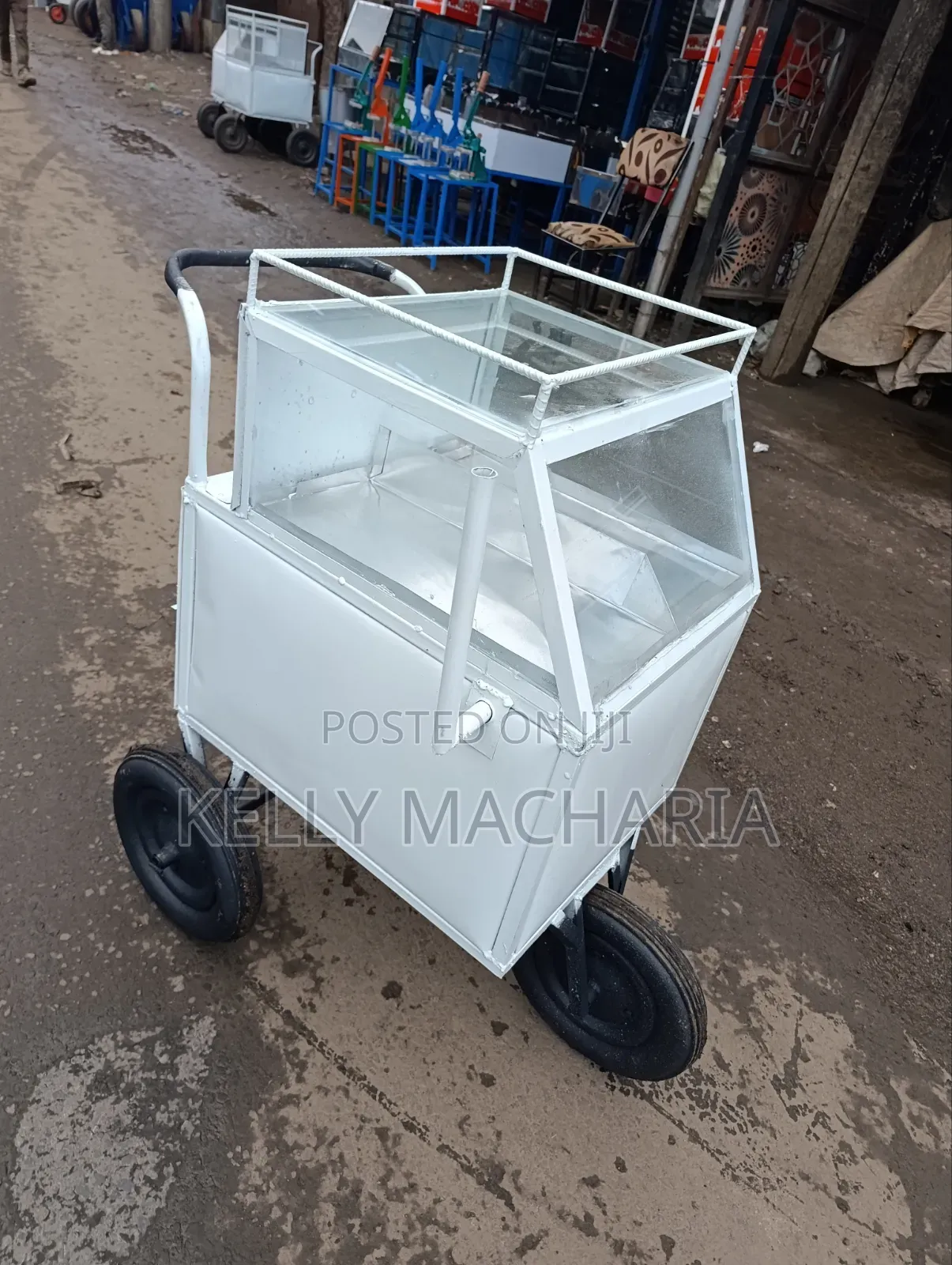 Medium Sizes Samosas, Eggs Smokies Moving Trollies
