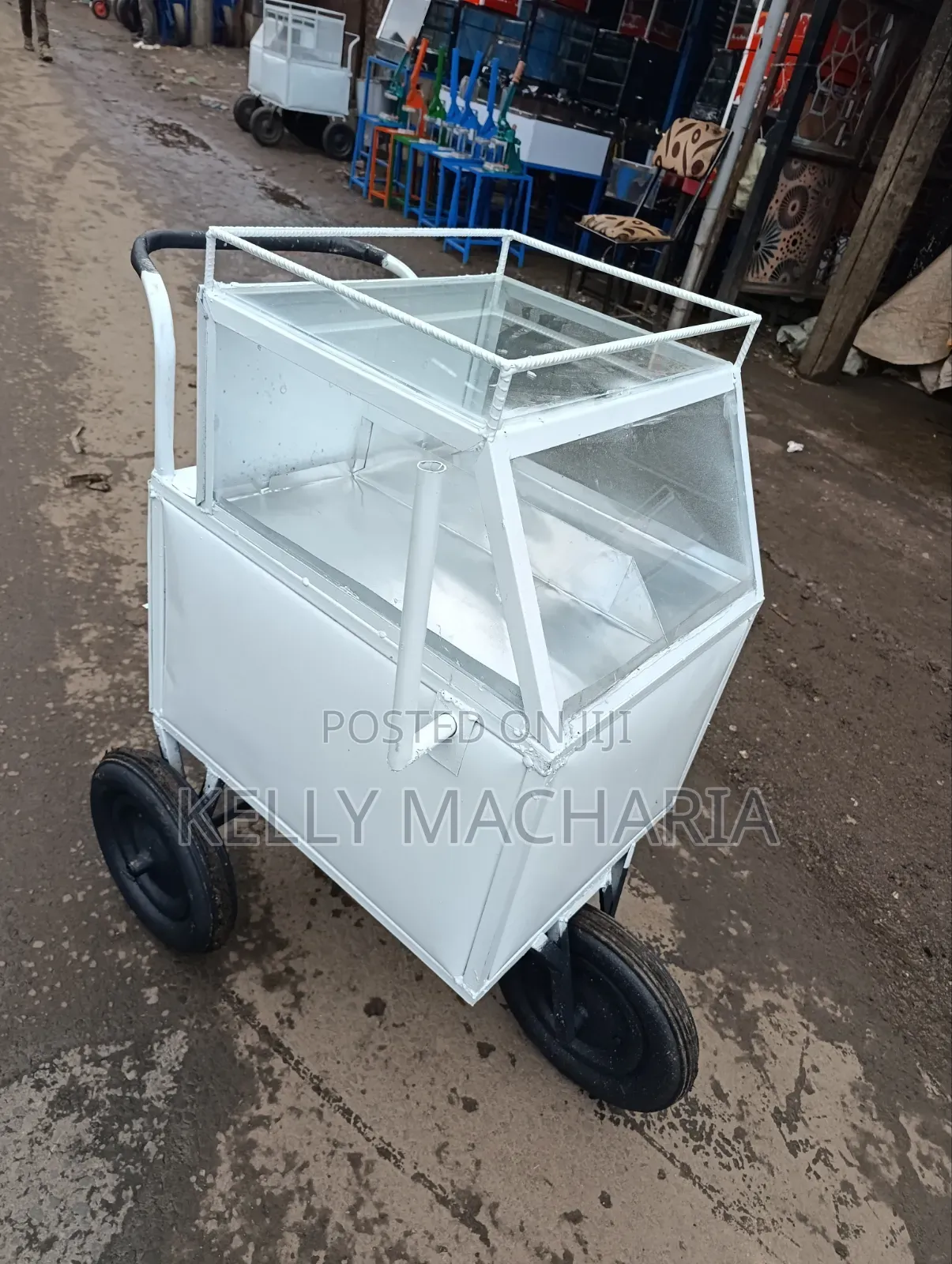 Medium Sizes Samosas, Eggs Smokies Moving Trollies