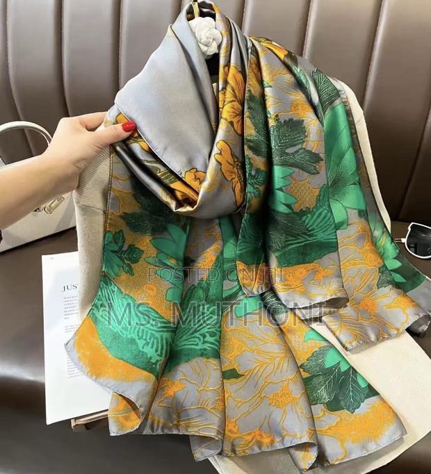 A Touch of Green  Silk Scarf  - thumbnail 3