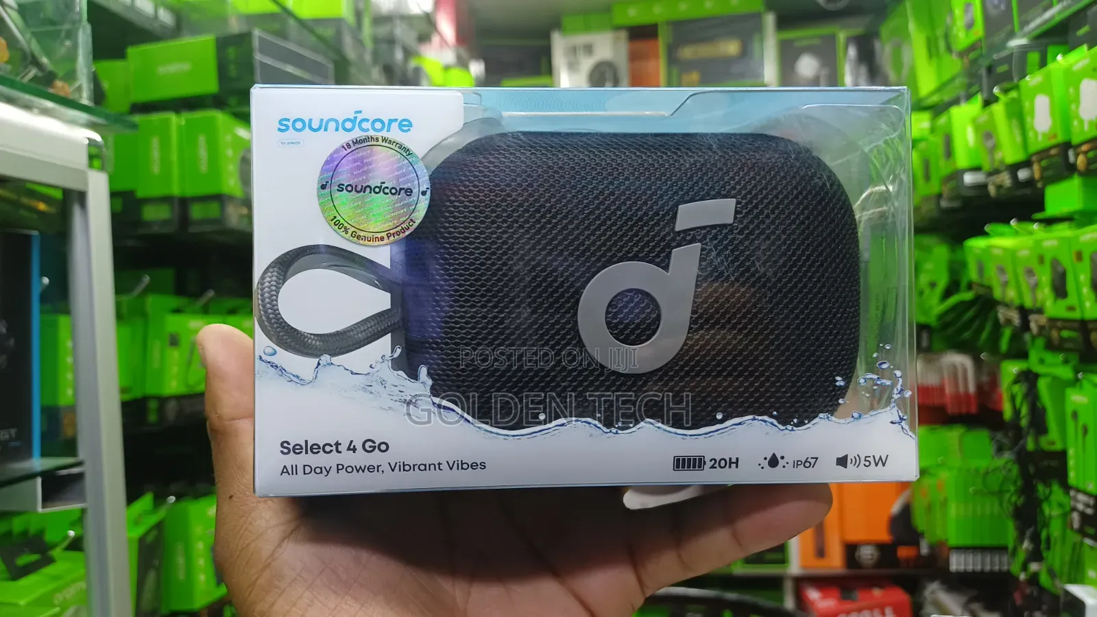 Soundcore Select 4 Go Ip67 Waterproof Shower Speaker by Anker
