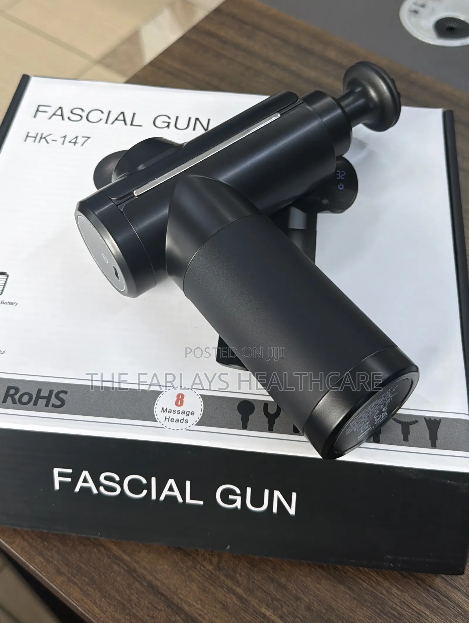 Rechargable Massage Gun - 32 Speed.
