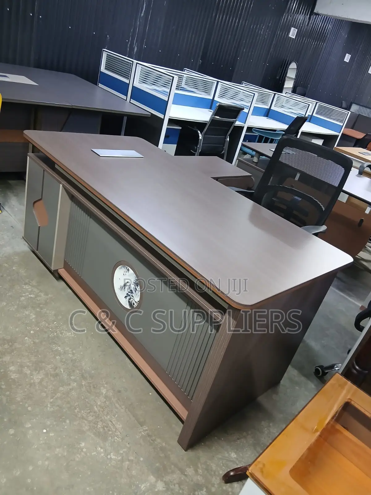 160cm L-Shaped Executive Office Desk