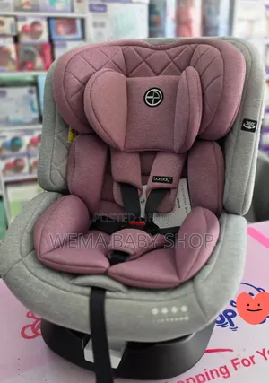 Burbay 360-Degree Rotating Isofix Baby Car Seat.