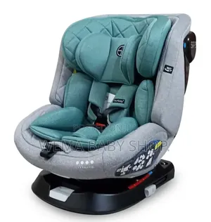Burbay 360-Degree Rotating Isofix Baby Car Seat.