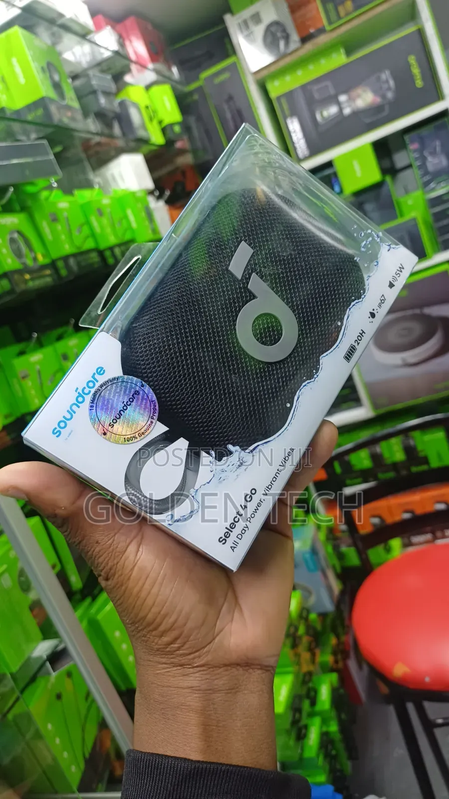 Soundcore Select 4 Go Ultra Portable Bluetooth Shower Speaker