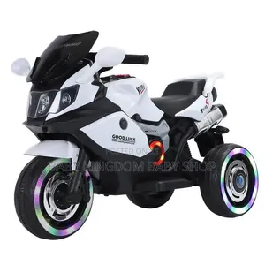 White Electric Motorbike