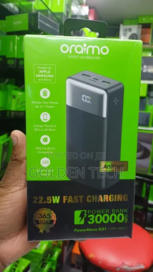 Oraimo Powernova Q31 Opb-7300q 22.5w 30,000mah Power Bank