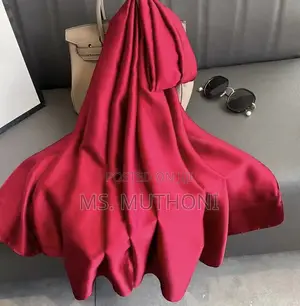 Plain Soild Mulberry Satin Silk Hijab Scarf for Women