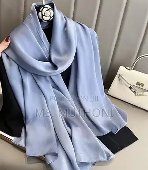 Plain Soild Mulberry Satin Silk Hijab Scarf for Women