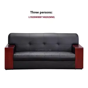 5-Seater Leather Ergonomic Executive Sofa Set