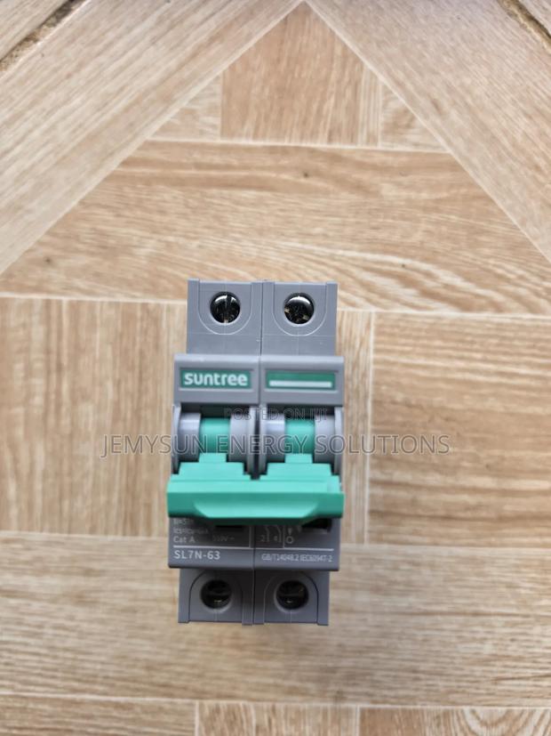 20amps Suntree Sl7n-63 2-pole 550v Dc Circuit Breaker - thumbnail 2