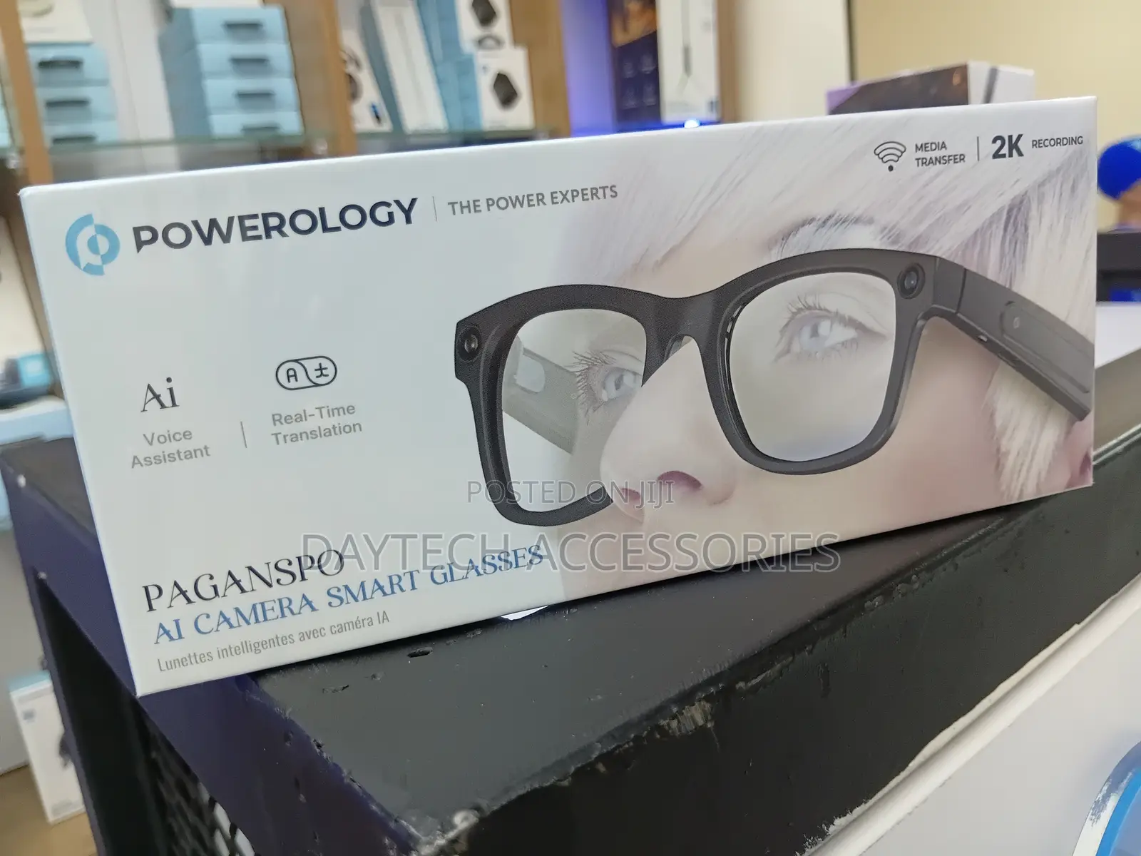This Are Powerology Paganspo Ai Camera Smart Glasses.