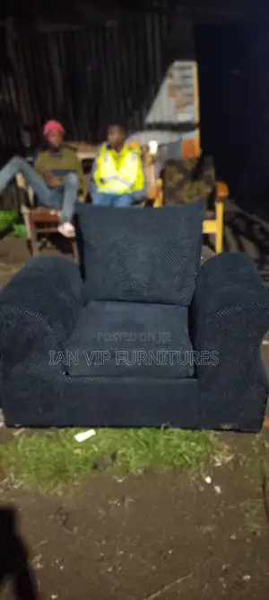 Black Permanent Sofa Seat