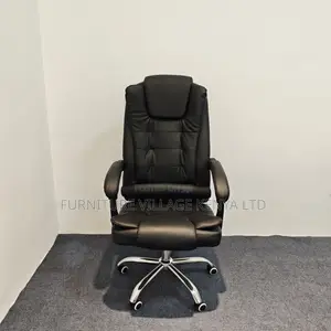 Swivel Leather Arm Executive High Back Chair