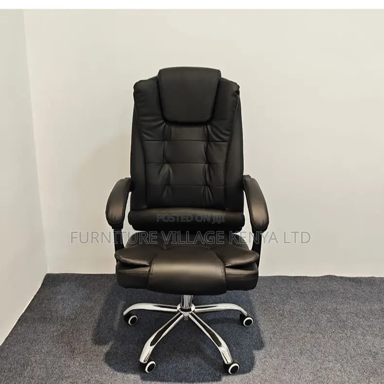 Swivel Leather Arm Executive High Back Chair