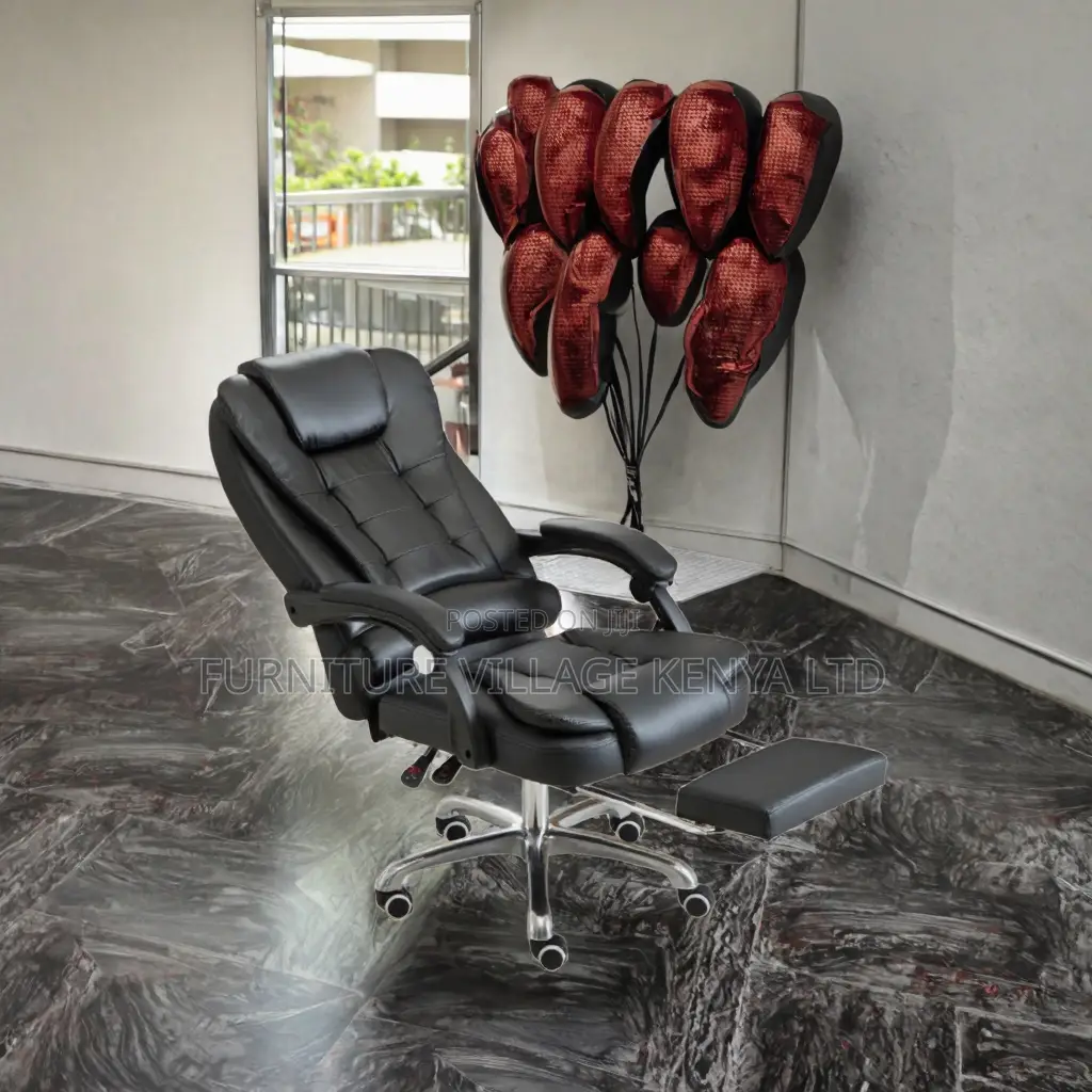 Swivel Leather Arm Executive High Back Chair