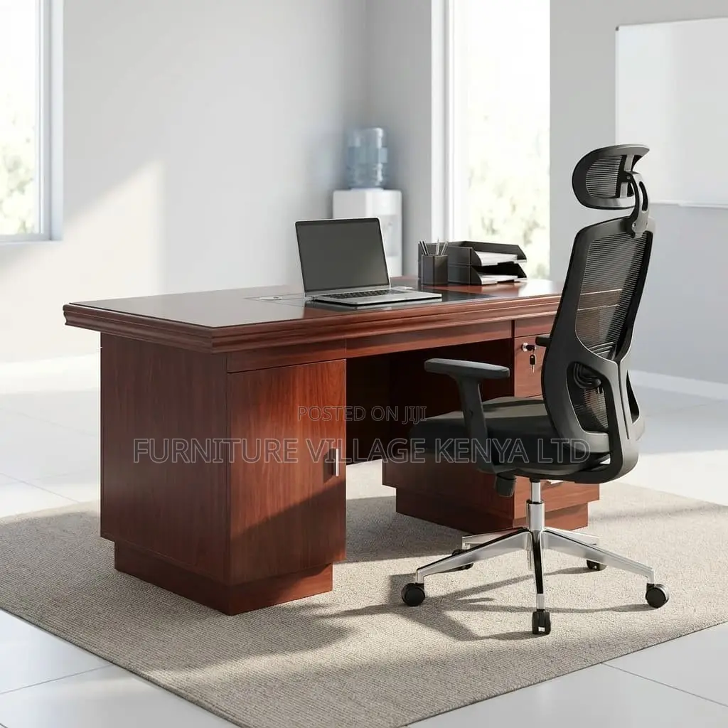 1200mm Mahogany Small Executive Work Desk