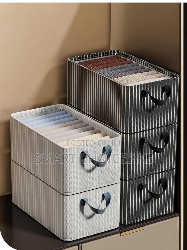 Household Foldable Clothes Storage Box With Trousers Storage Box
