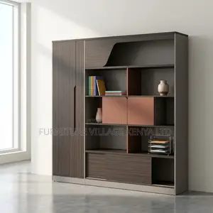 Imported Office Executive Two-Tone Wall Unit