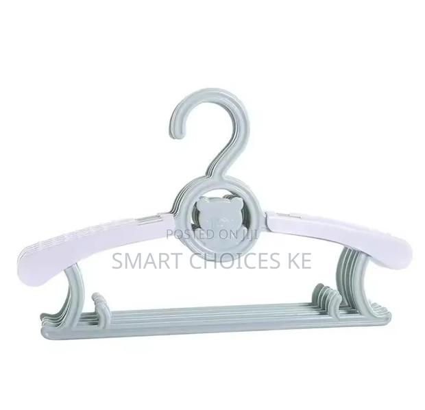 10pcs Baby Clothes Hanger Flexible Racks - thumbnail 2