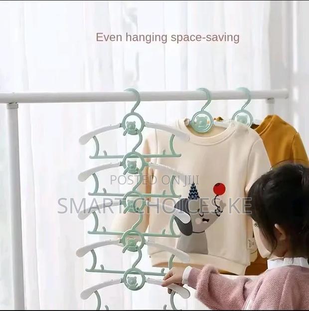 10pcs Baby Clothes Hanger Flexible Racks - thumbnail 5