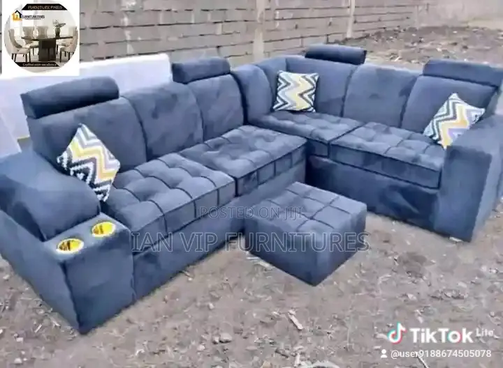 Grey L Sofa Sofa Seat