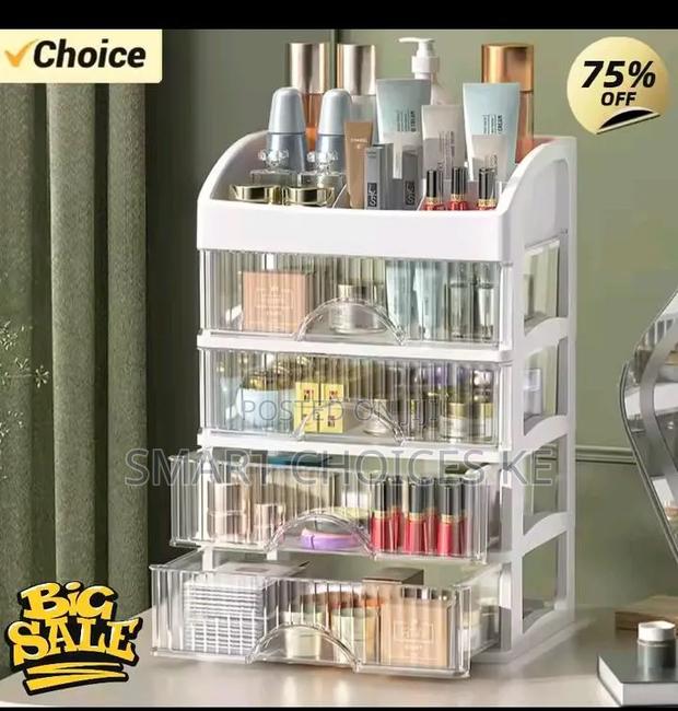 Acrylic Transparent Multi-Layer Multi-Functional Desktop Organizer - thumbnail 2