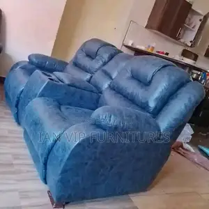 Grey Semi Recliner Sofa Seat
