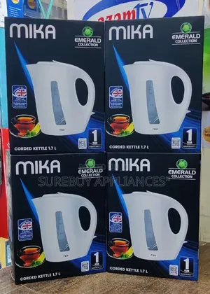 Premium Mika 1.7l Cream White Electric Kettle