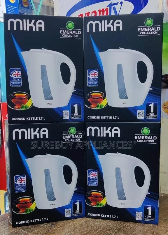 Premium Mika 1.7l Cream White Electric Kettle