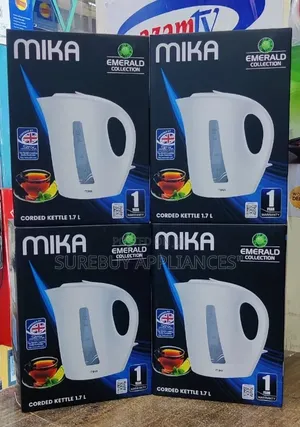 Electric Kettle,Mika Cream White 1.7l Kitchen Kettle