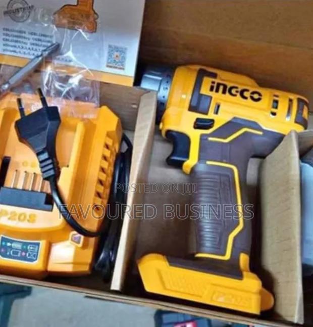 Long Lasting Ingco Brushless Impact 20v Cordless Drill - main view