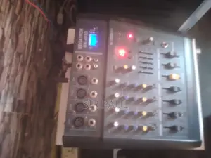 4 Channel Powered Mixer With Usb and Bluetooth