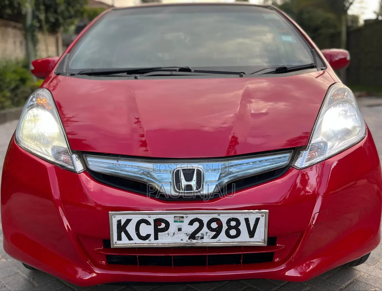 Honda Fit 2013 Red