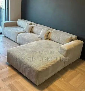 Cream L Chester Sofa Seat