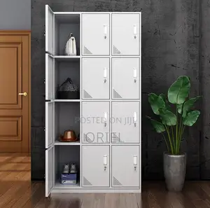 Office Cabinet : 12-Door Steel Lockers Office Gym Storage Cabinet