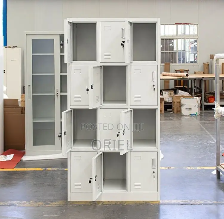 Office Cabinet : 12-Door Steel Lockers Office Gym Storage Cabinet