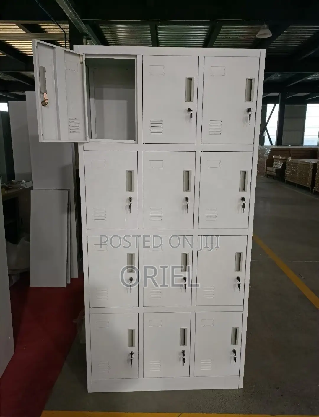 Office Cabinet : 12-Door Steel Lockers Office Gym Storage Cabinet