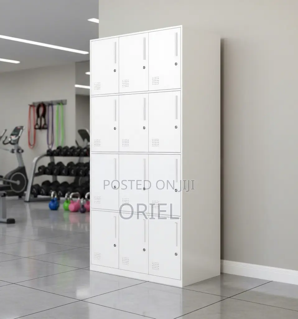 Office Cabinet : 12-Door Steel Lockers Office Gym Storage Cabinet