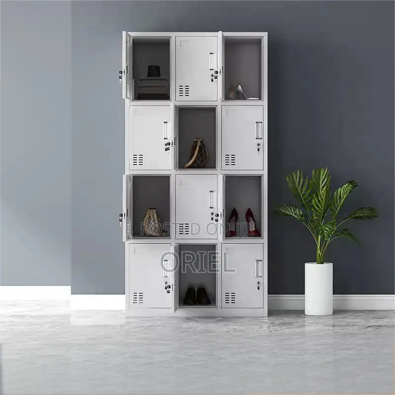 Office Cabinet : 12-Door Steel Lockers Office Gym Storage Cabinet