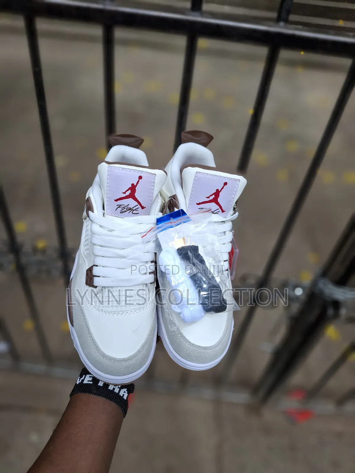 Jordan 4 White/Coffee Leather - Retro Streetwear Sneakers