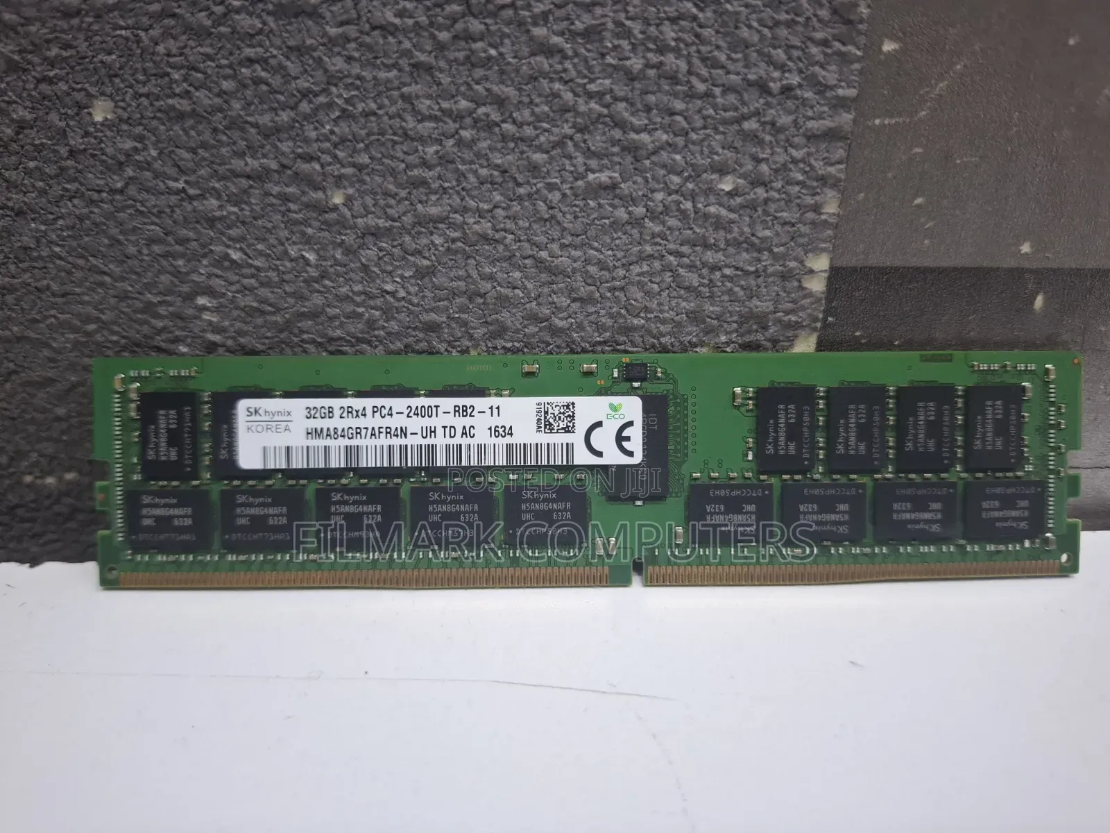 Sk Hynix 32gb 2rx4 Pc4-2400t-Rb2-11 Ecc Reg Server Memory