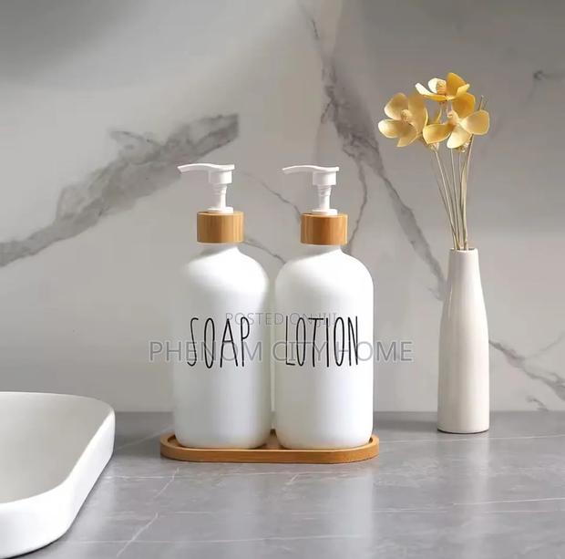 Soap and Lotion Dispenser With Stand - thumbnail 2