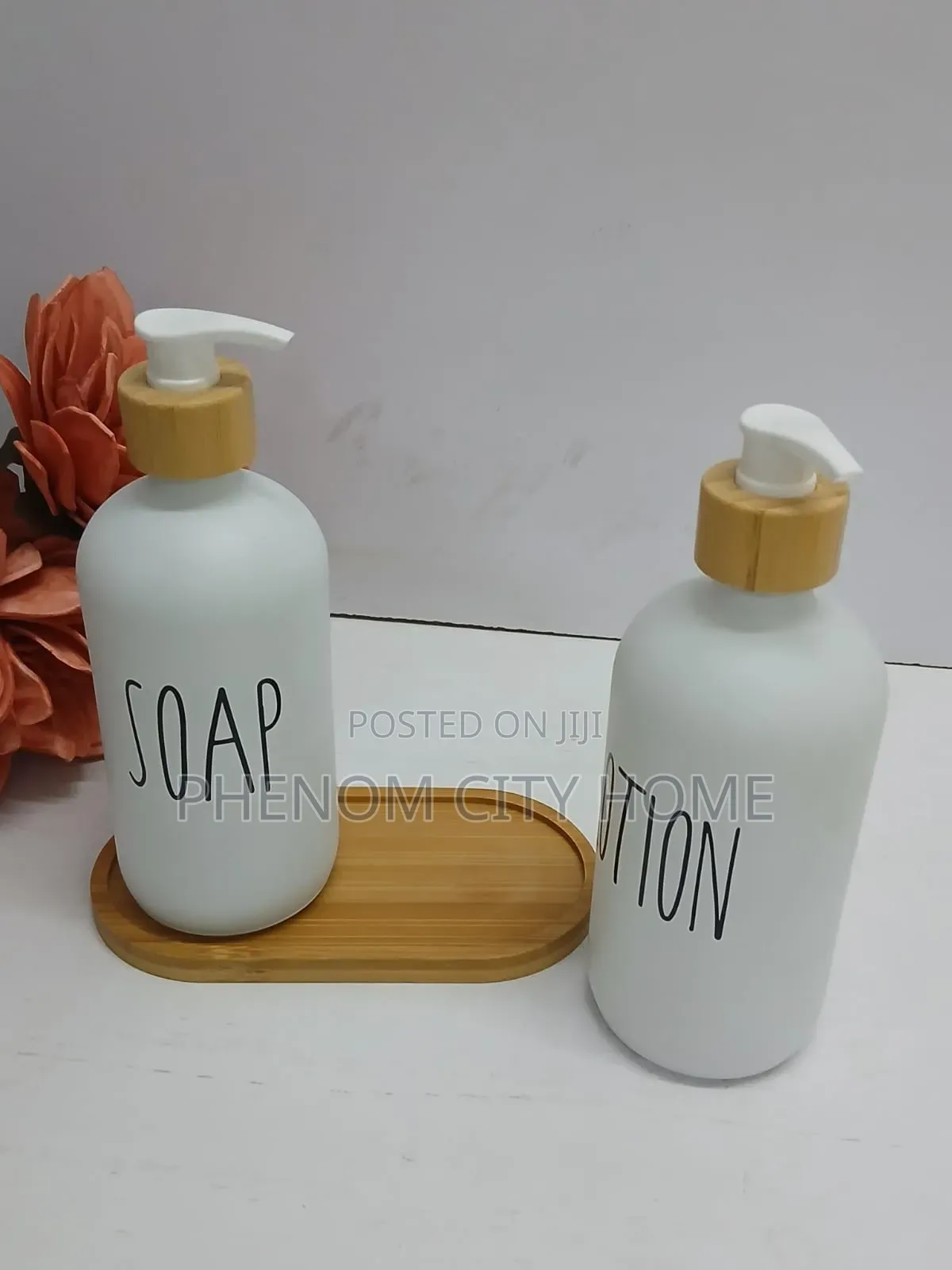 Soap and Lotion Dispenser With Stand