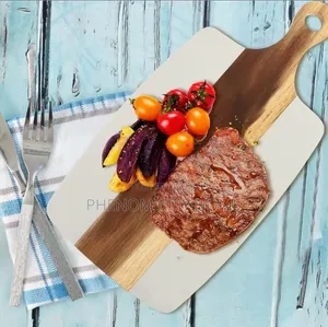 Cutting/Serving Marble Acacia Board
