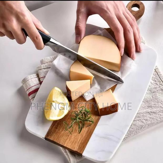 Cutting/Serving Marble Acacia Board - thumbnail 2