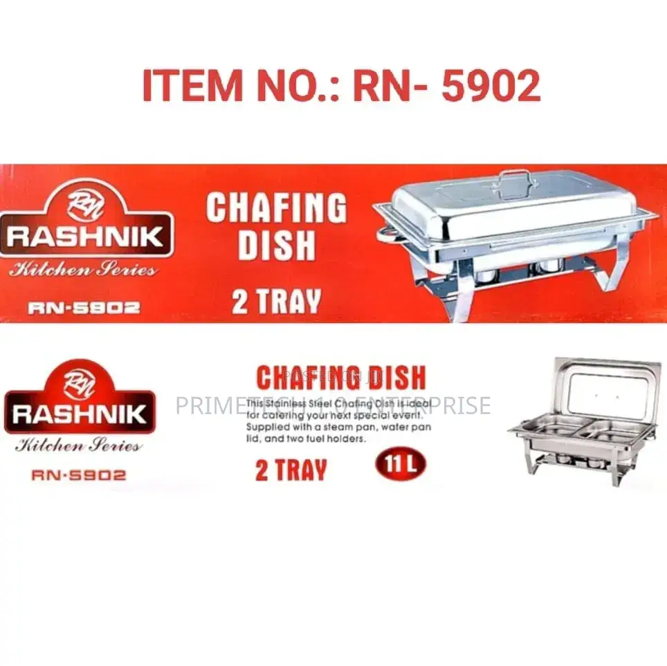 Rashnik Double Tray 11ltrs Chaffing Dish