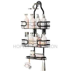 Premium Wall-Mounted Shower Organizer Rack