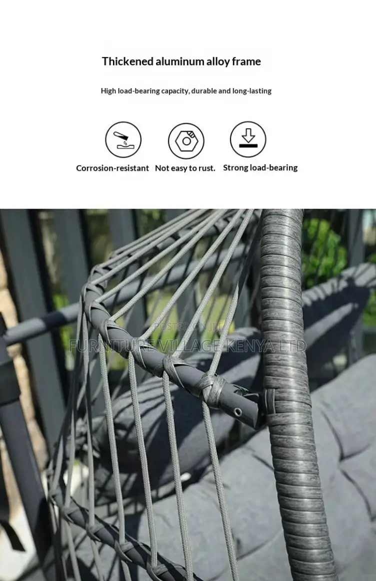2-Seater Leisure Outdoor Swing Hammock Chair